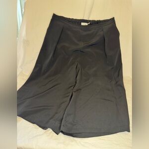 Calvin Klein Black Wide Leg Pants